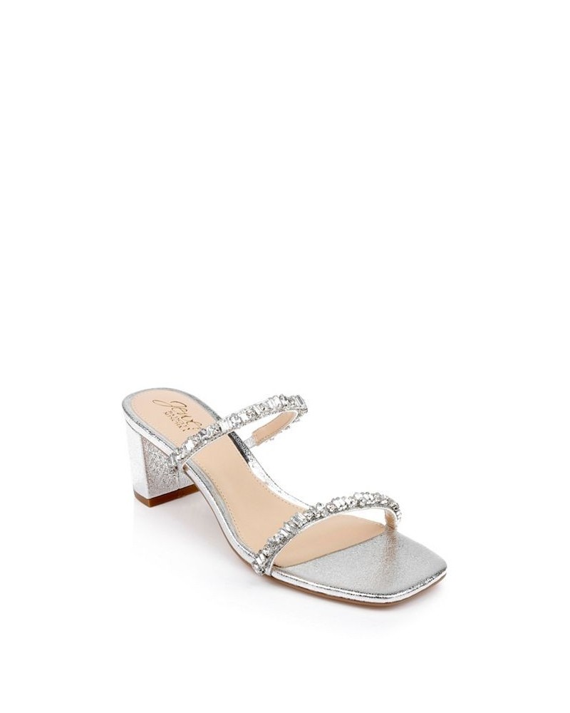 Women's Alessia Evening Sandals Gray $45.87 Shoes