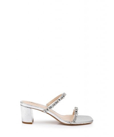 Women's Alessia Evening Sandals Gray $45.87 Shoes