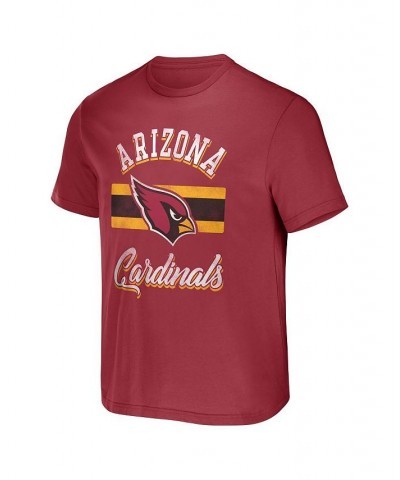 Men's NFL x Darius Rucker Collection by Cardinal Arizona Cardinals Stripe T-shirt $19.11 T-Shirts