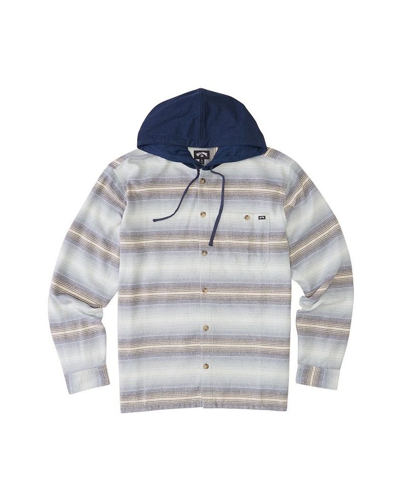 Men's Baja Flannel Long Sleeve Shirt Blue $15.55 Shirts