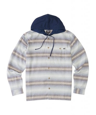 Men's Baja Flannel Long Sleeve Shirt Blue $15.55 Shirts