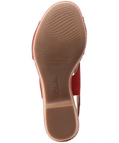 Women's Giselle Cove Sandals Red $41.42 Shoes