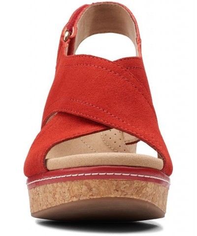 Women's Giselle Cove Sandals Red $41.42 Shoes