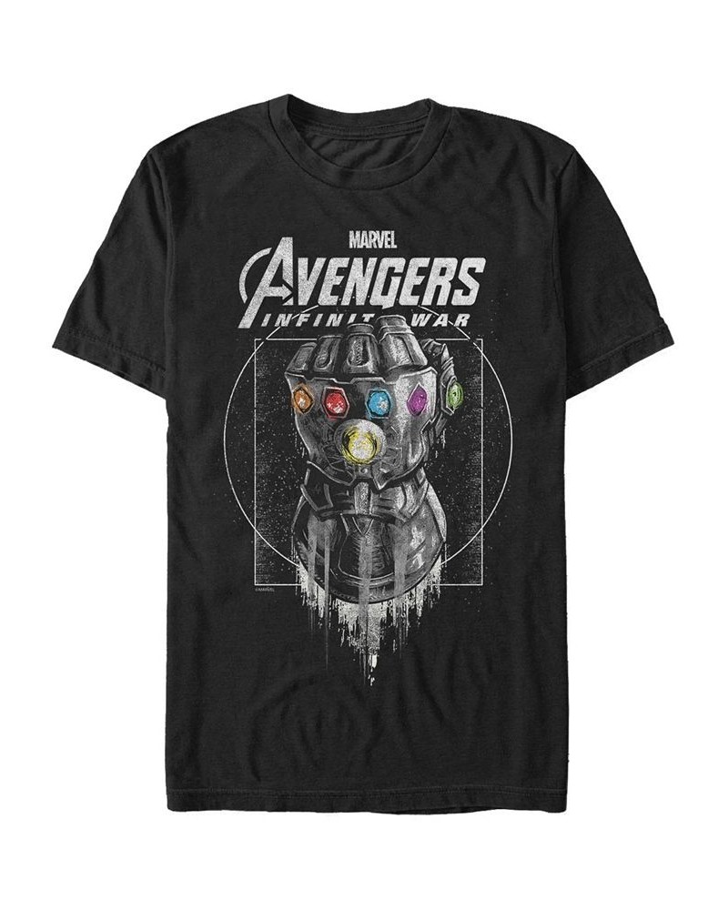 Marvel Men's Avengers Infinity War Black and Grey Ancient Gauntlet Short Sleeve T-Shirt Black $19.59 T-Shirts