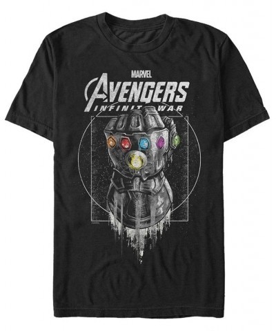 Marvel Men's Avengers Infinity War Black and Grey Ancient Gauntlet Short Sleeve T-Shirt Black $19.59 T-Shirts