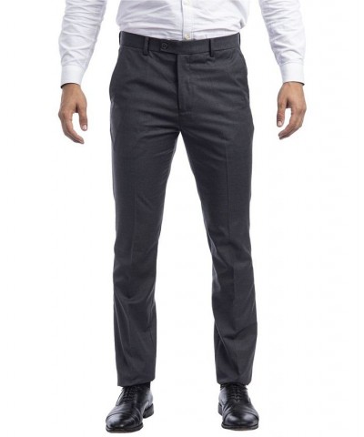 Performance Men's Stretch Dress Pants Charcoal $40.49 Pants