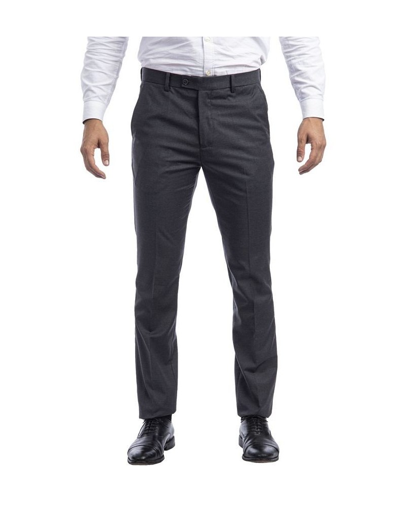 Performance Men's Stretch Dress Pants Charcoal $40.49 Pants