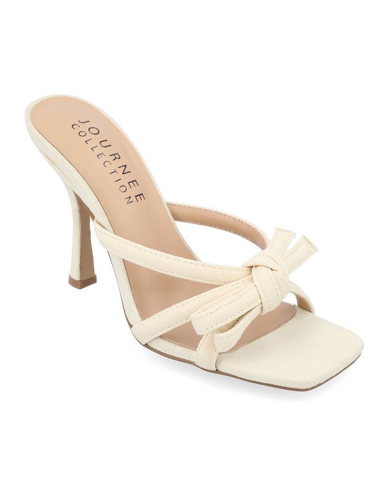 Women's Cilicia Stiletto Sandal Tan/Beige $49.39 Shoes