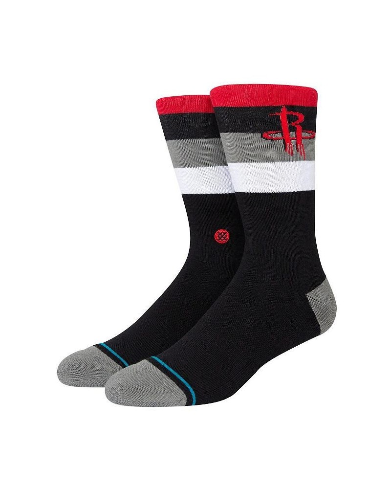 Houston Rockets Stripe Crew Socks $14.30 Socks