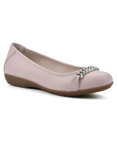 Women's Charmed Ballet Flats Pink $27.24 Shoes