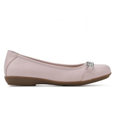 Women's Charmed Ballet Flats Pink $27.24 Shoes