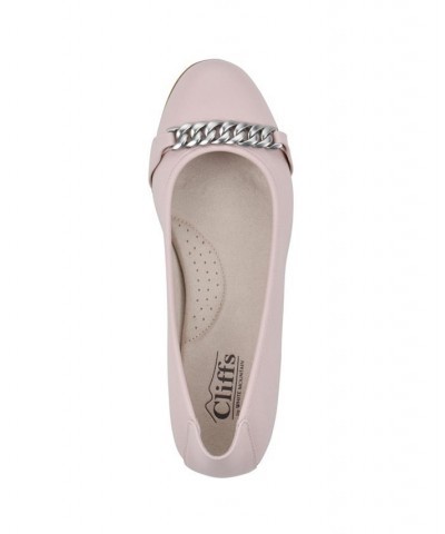 Women's Charmed Ballet Flats Pink $27.24 Shoes