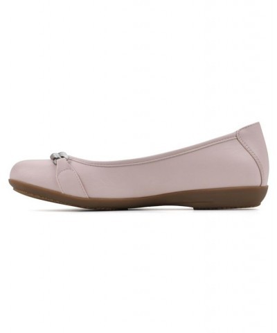 Women's Charmed Ballet Flats Pink $27.24 Shoes