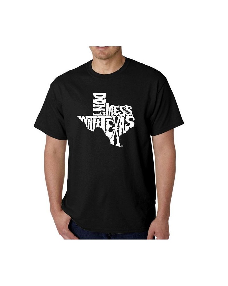 Mens Word Art T-Shirt - Dont Mess with Texas Black $16.10 T-Shirts