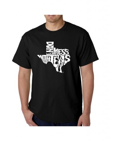 Mens Word Art T-Shirt - Dont Mess with Texas Black $16.10 T-Shirts