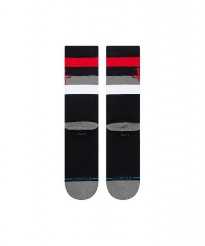 Houston Rockets Stripe Crew Socks $14.30 Socks