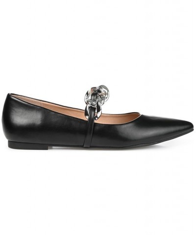 Women's Metinaa Chain Flat Black $44.10 Shoes