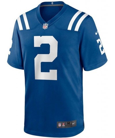 Men's Carson Wentz Royal Indianapolis Colts Game Jersey $49.40 Jersey