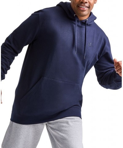 Men's Big & Tall Powerblend Solid Fleece Hoodie Navy $21.38 Sweatshirt