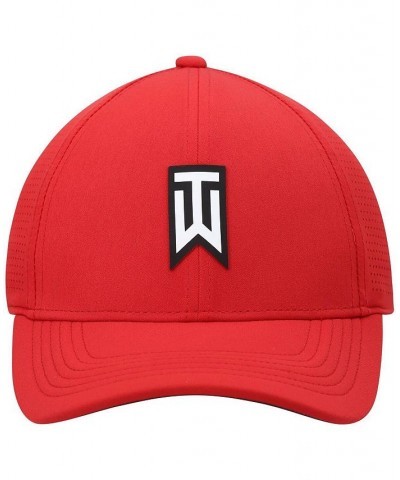 Men's Red Tiger Woods Legacy91 Performance Flex Hat $26.45 Hats