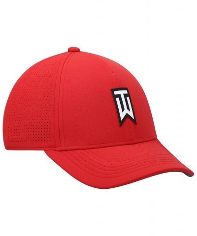 Men's Red Tiger Woods Legacy91 Performance Flex Hat $26.45 Hats