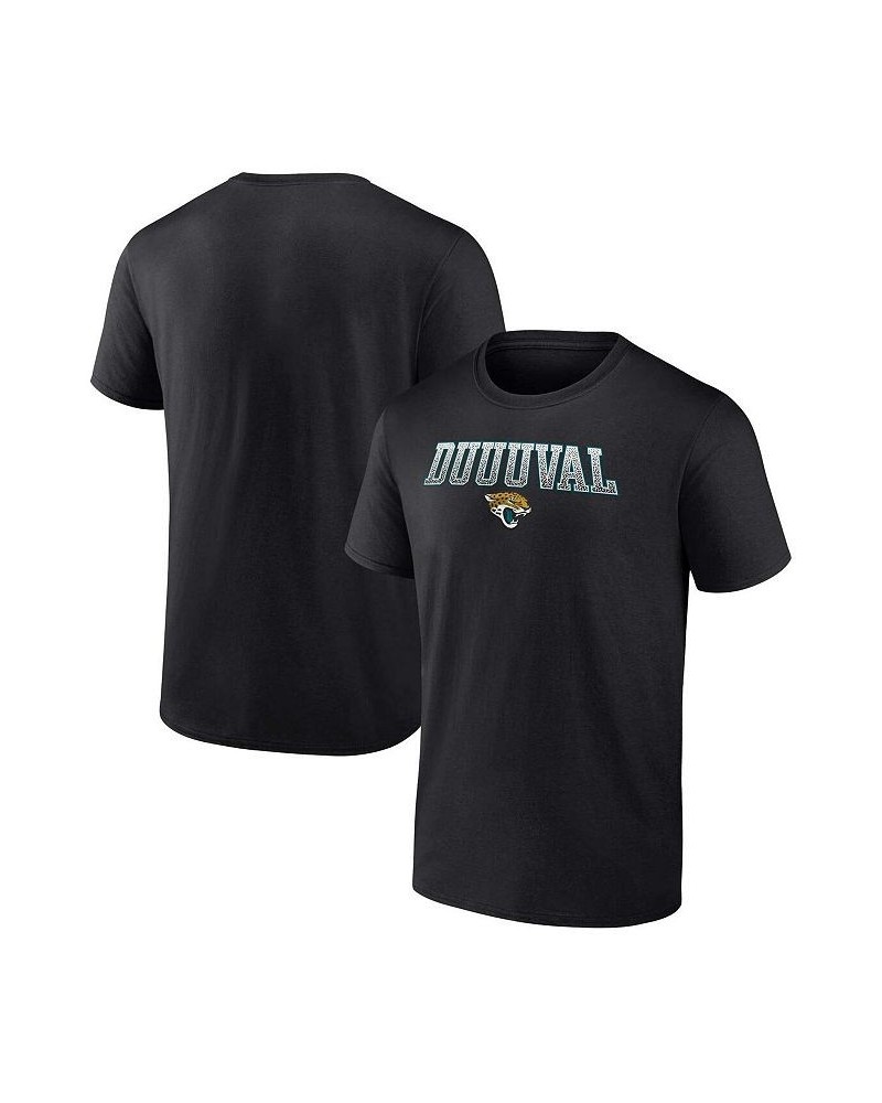 Men's Branded Black Jacksonville Jaguars Big and Tall Duuuval Statement T-shirt $19.11 T-Shirts