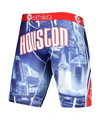 Men's Blue Houston Rockets City Edition Boxer Briefs $19.59 Underwear