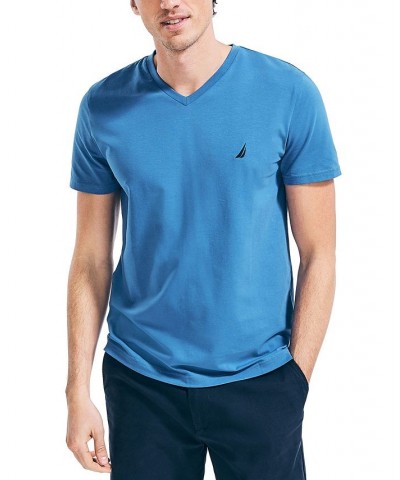 Men's J-Class Logo Classic-Fit Cotton V-Neck T-Shirt Delft $18.21 T-Shirts