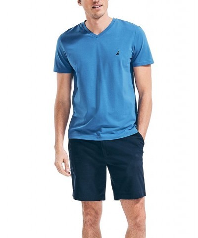 Men's J-Class Logo Classic-Fit Cotton V-Neck T-Shirt Delft $18.21 T-Shirts