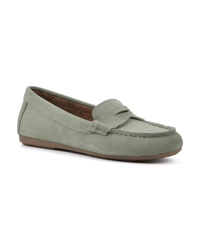 Women's Deutzia Slip-On Loafers Sage, Suede $44.65 Shoes