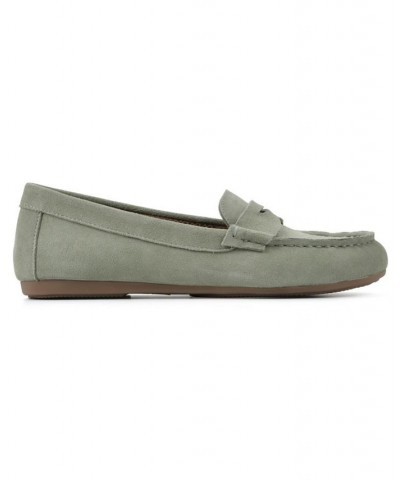 Women's Deutzia Slip-On Loafers Sage, Suede $44.65 Shoes