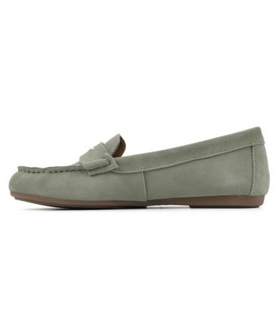 Women's Deutzia Slip-On Loafers Sage, Suede $44.65 Shoes