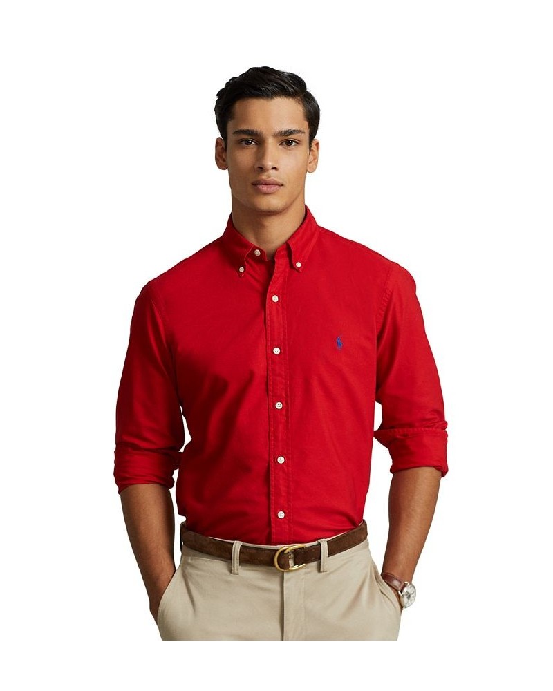 Men's Classic-Fit Garment-Dyed Oxford Shirt PD02 $44.55 Shirts