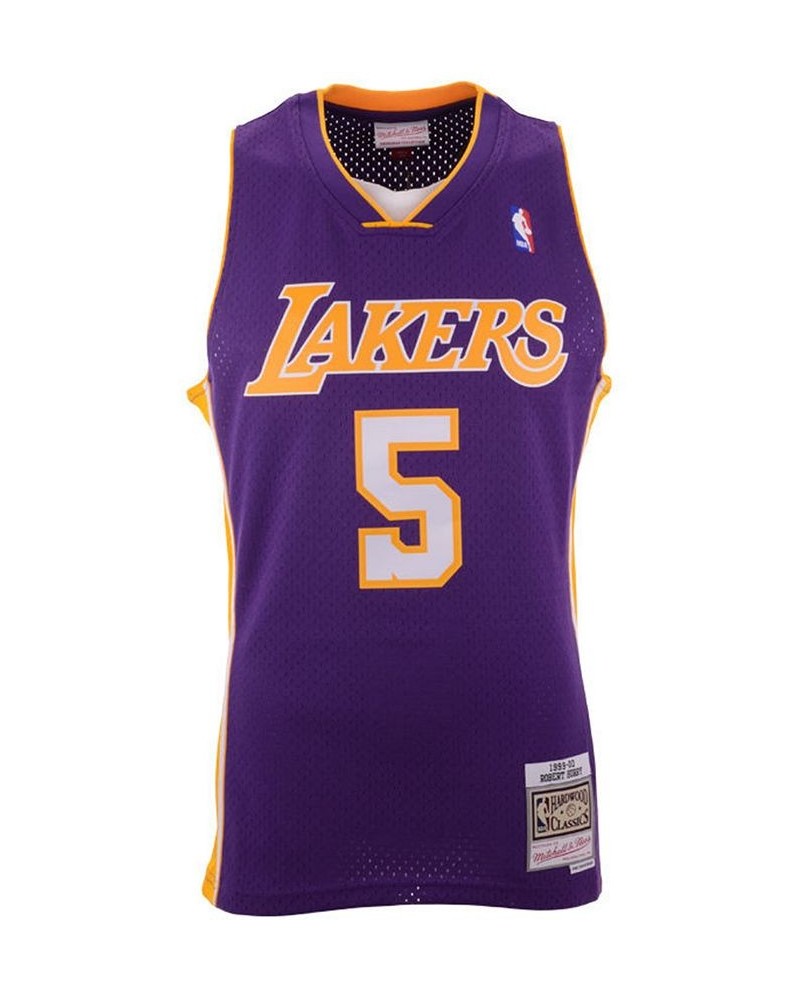 Men's Robert Horry Los Angeles Lakers Hardwood Classic Swingman Jersey $35.52 Jersey