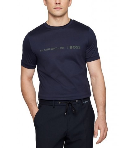 BOSS Men's Slim-Fit T-Shirt Blue $61.44 T-Shirts