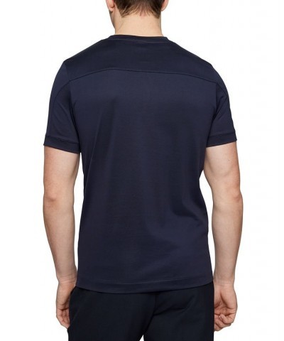 BOSS Men's Slim-Fit T-Shirt Blue $61.44 T-Shirts