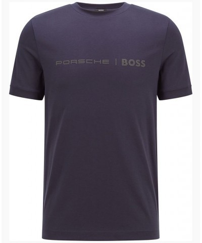 BOSS Men's Slim-Fit T-Shirt Blue $61.44 T-Shirts