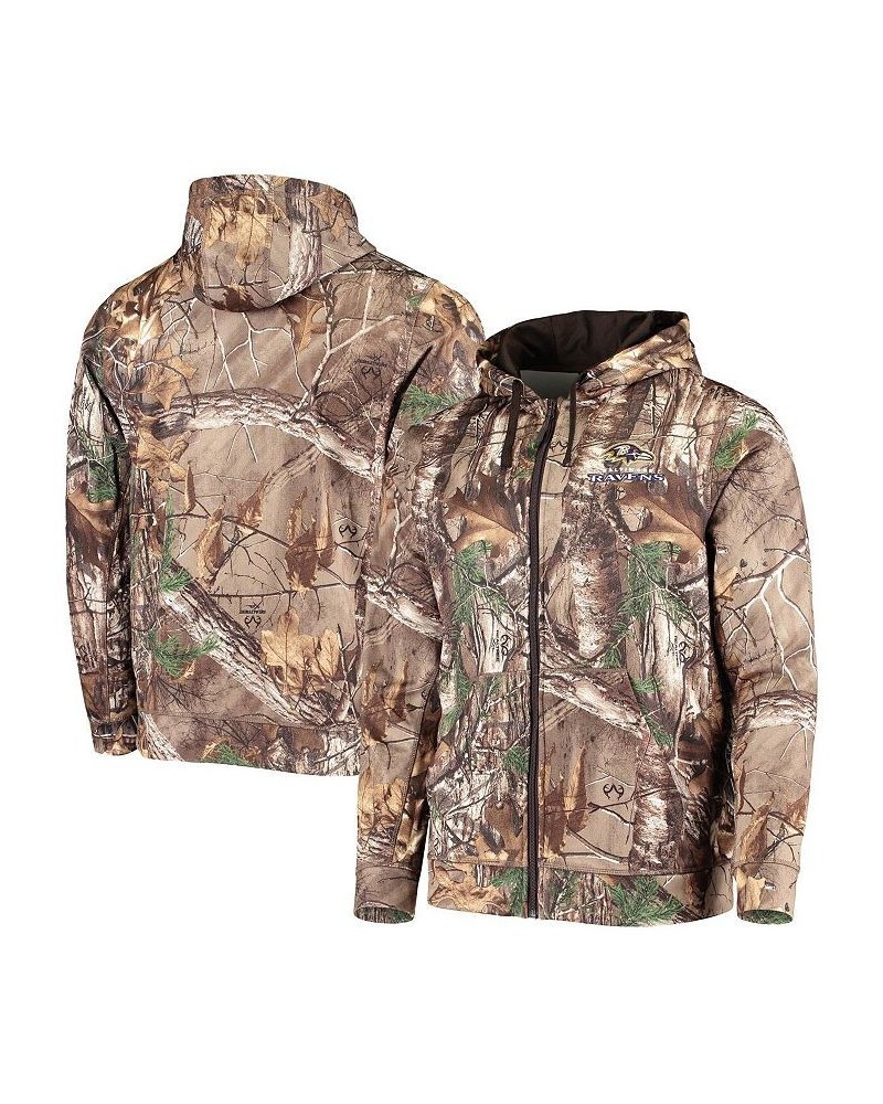 Men's Realtree Camo Baltimore Ravens Trophy Tech Fleece Full-Zip Hoodie $45.89 Sweatshirt