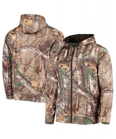 Men's Realtree Camo Baltimore Ravens Trophy Tech Fleece Full-Zip Hoodie $45.89 Sweatshirt