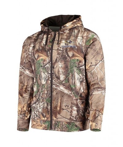 Men's Realtree Camo Baltimore Ravens Trophy Tech Fleece Full-Zip Hoodie $45.89 Sweatshirt