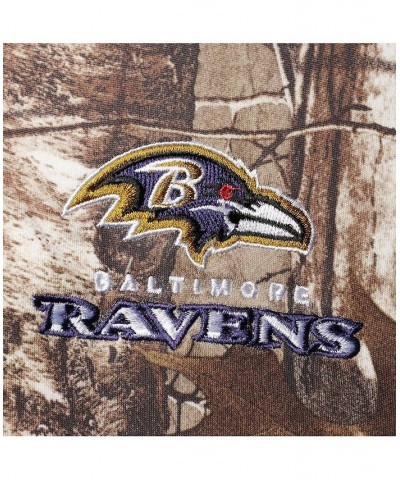 Men's Realtree Camo Baltimore Ravens Trophy Tech Fleece Full-Zip Hoodie $45.89 Sweatshirt