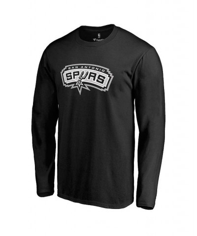 Men's Branded LaMarcus Aldridge Black San Antonio Spurs Backer Name and Number Long Sleeve T-shirt $20.15 T-Shirts