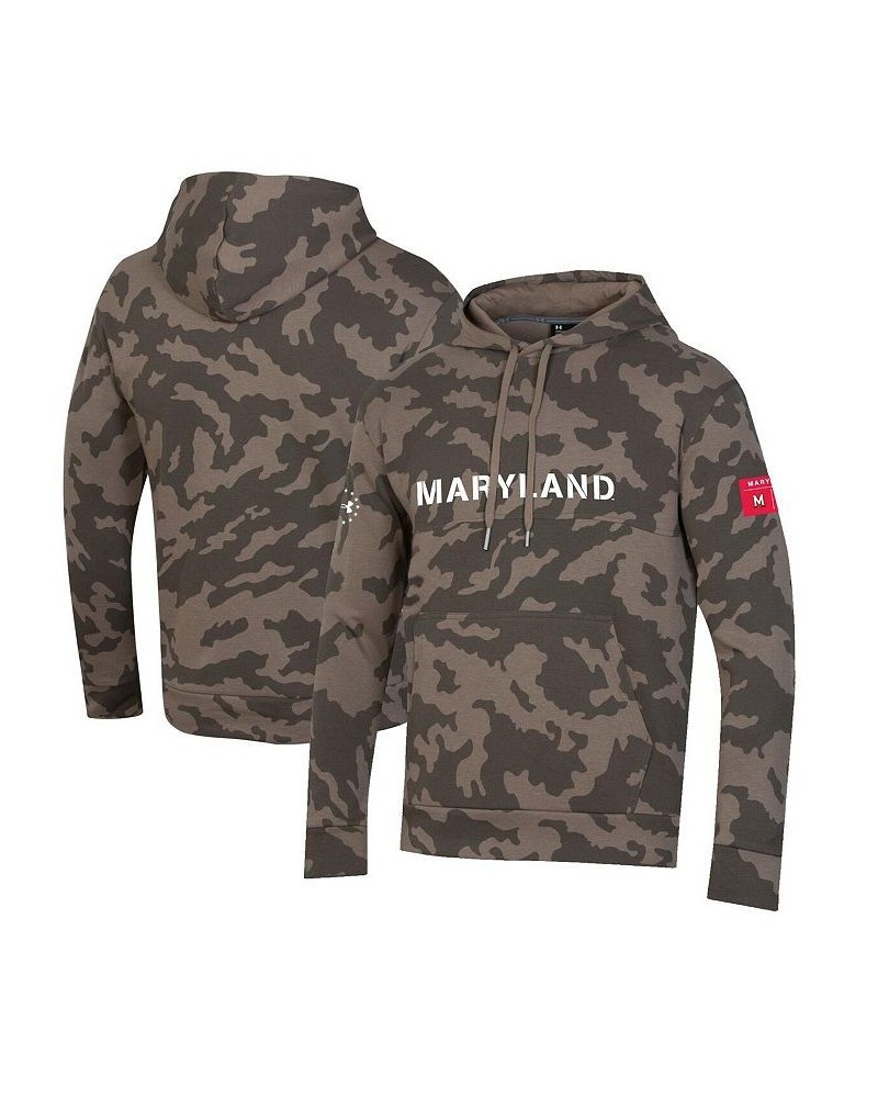 Men's Camo Maryland Terrapins Military-Inspired Appreciation Pullover Hoodie $49.00 Sweatshirt