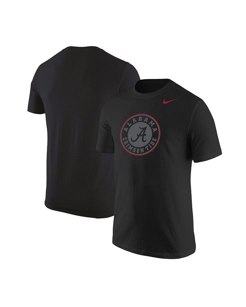 Men's Black Alabama Crimson Tide Logo Color Pop T-shirt $20.25 T-Shirts