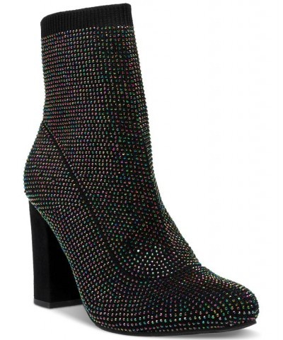 Baybe Bling Sock Booties Black $23.36 Shoes