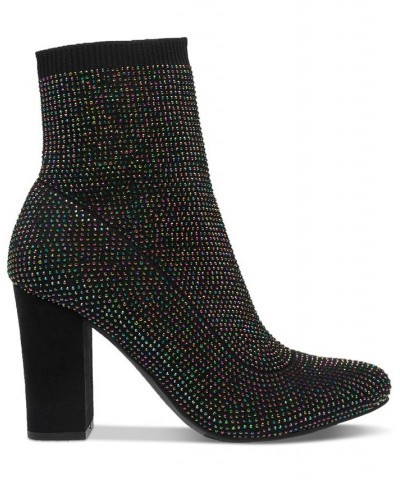 Baybe Bling Sock Booties Black $23.36 Shoes