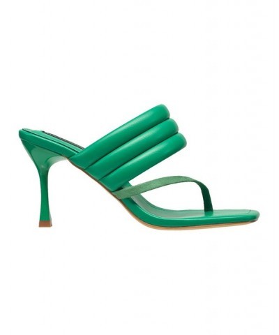 Women's Valerie Dress Sandals Green $48.02 Shoes