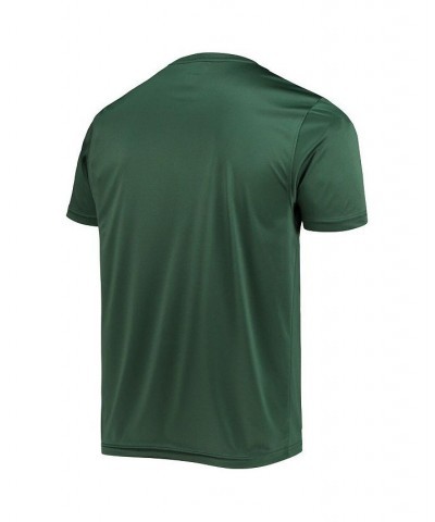 Men's Green Miami Hurricanes Slash Stack T-shirt $20.29 T-Shirts