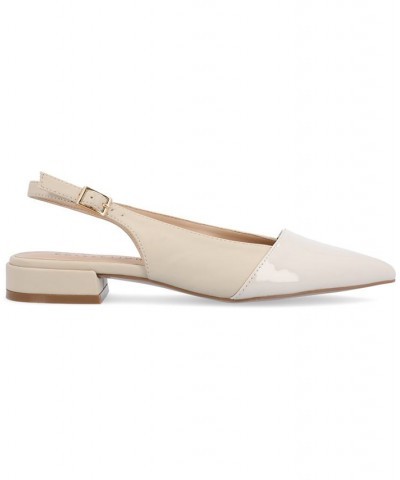 Women's Bertie Two-Tone Flat Tan/Beige $39.90 Shoes