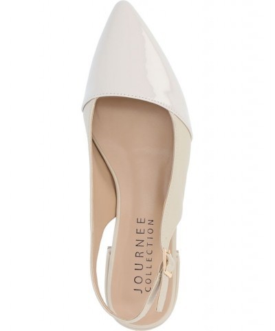 Women's Bertie Two-Tone Flat Tan/Beige $39.90 Shoes